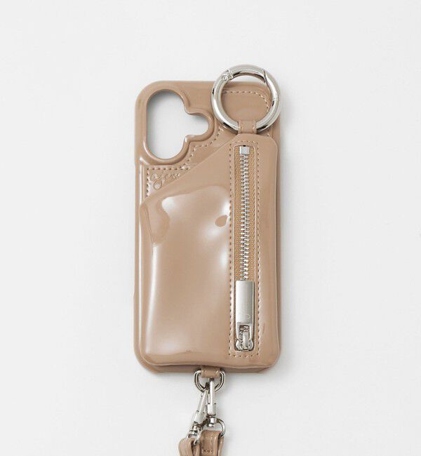BEAUTY&YOUTH UNITED ARROWS「＜ajew＞パテント iPhone17ケース」|モバイルケース|BEIGE