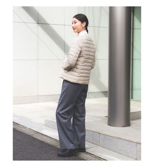 Demi-Luxe BEAMS 「【別注】TATRAS / ACACIA ノーカラー ライトダウンジャケット」|ブルゾン・スタジャン|