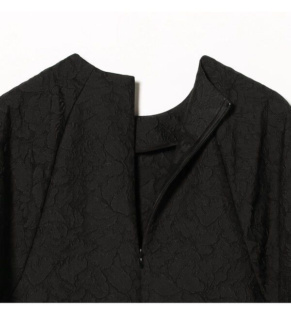 Demi-Luxe BEAMS 「フクレ織りジャカード パフスリーブ ドレス＊」|ワンピース|