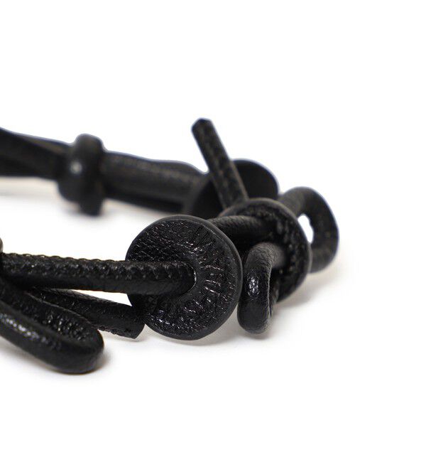 Ray BEAMS 「【WEB限定】Hashibami / レザー リボン スマホハンドストラップ」|チャーム・キーホルダー|