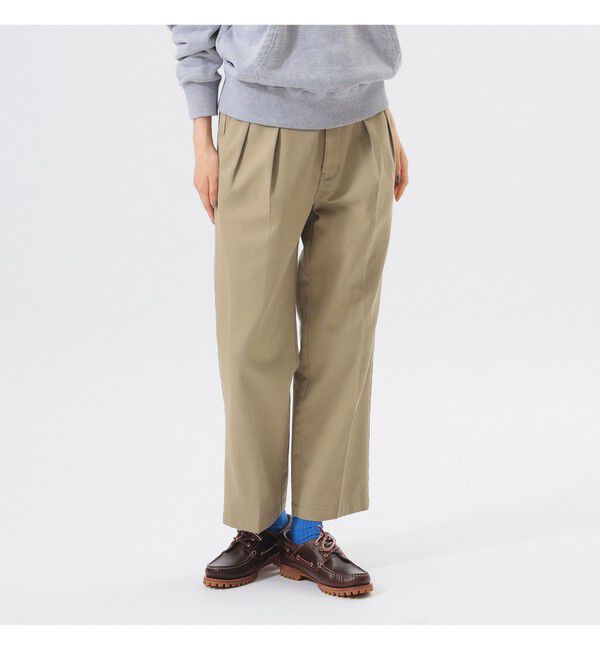 BEAMSBOY「【別注】Dickies / 2プリーツ パンツ」|チノ|