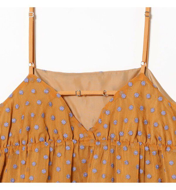 Ray BEAMS 「フラワー 刺繍 キャミ ワンピース」|ワンピース|