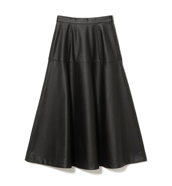 Ray BEAMS 「フェイクレザー パンチング スカート」|スカート|