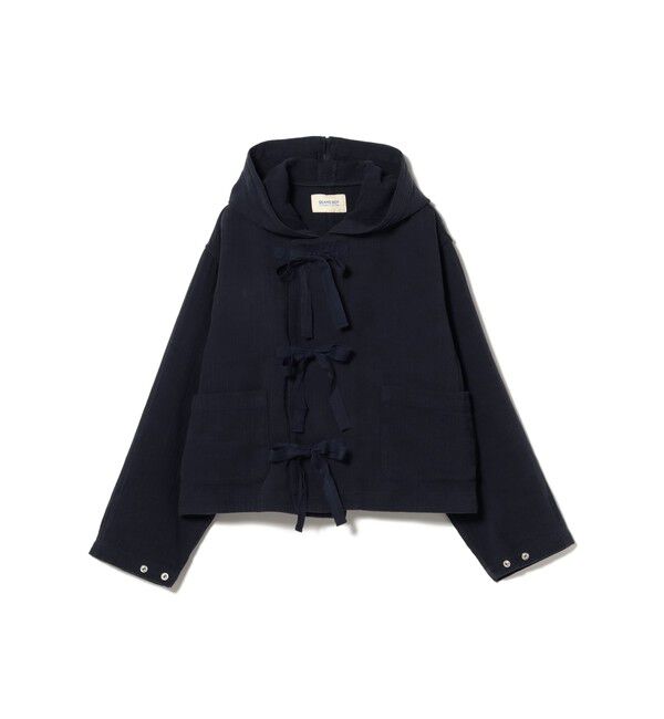 BEAMSBOY「コットン ミリタリー フード ジャケット」|ブルゾン・スタジャン|