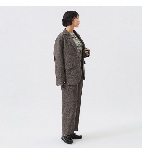 BEAMSBOY「ツイード スリーボタン ビッグジャケット」|テーラードジャケット|