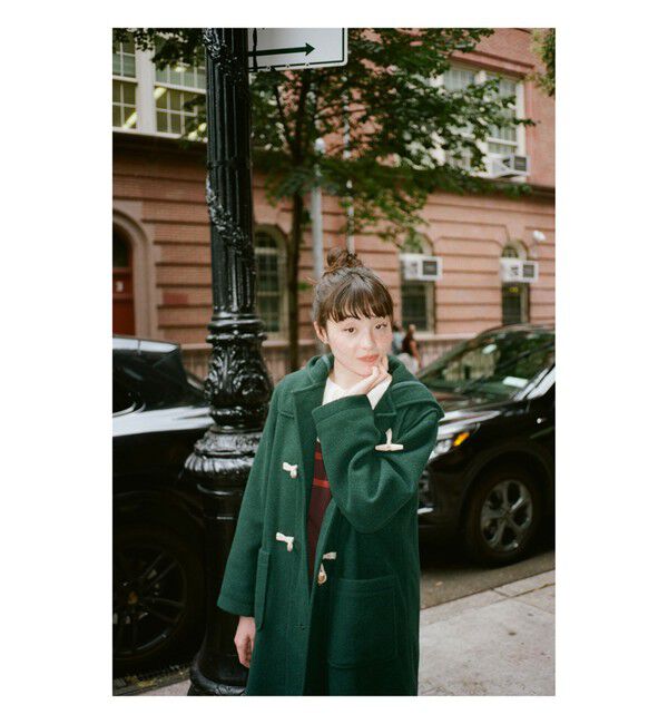 BEAMSBOY「モッサー ロング ダッフルコート 25FW」|ダッフルコート|D.GRN