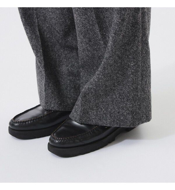 BEAMSBOY「ツイード ワイド スラックス」|スラックス|