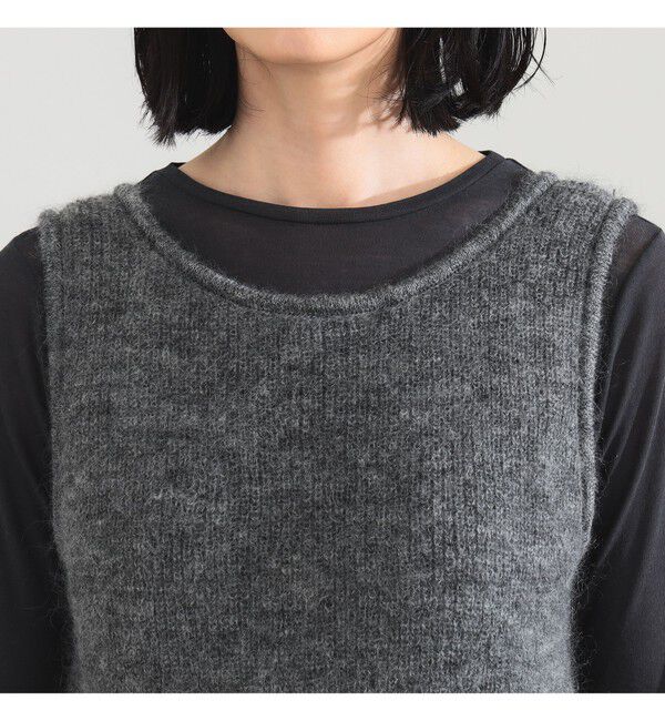 Demi-Luxe BEAMS 「モヘヤ ニット ベスト」|ニット・セーター|