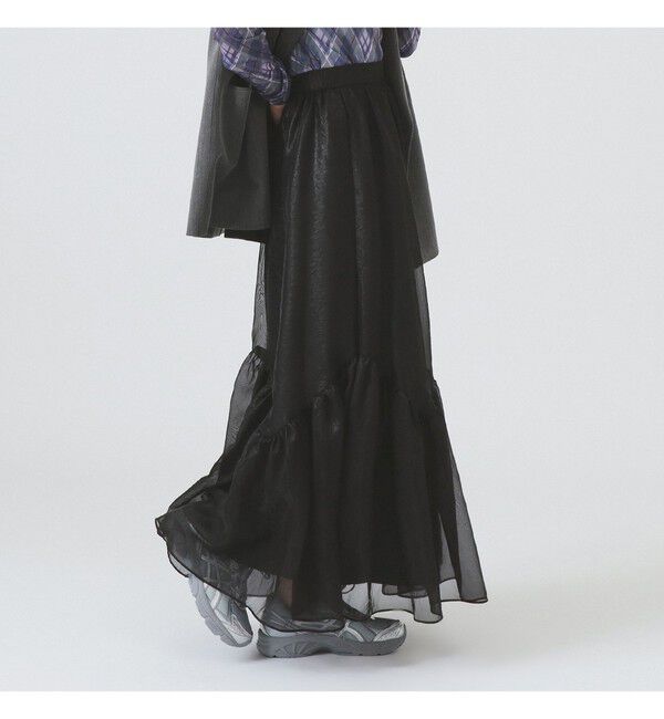Ray BEAMS 「シアー ティアード スカート」|スカート|