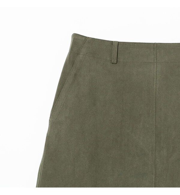 Demi-Luxe BEAMS 「フェイクスエード フレアスカート」|スカート|
