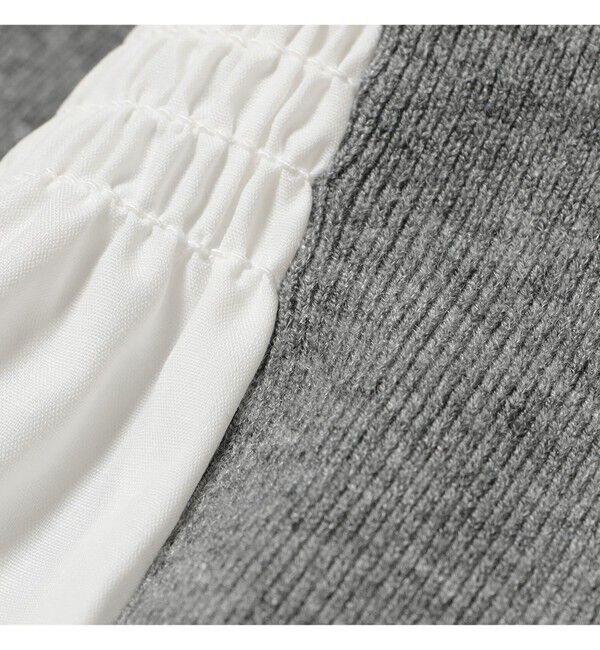 Ray BEAMS 「異素材 キリカエ カーディガン」|カーディガン|