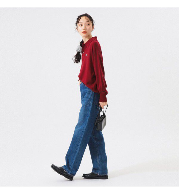 BEAMSBOY「【別注】LACOSTE / ニット ポロシャツ」|ニット・セーター|