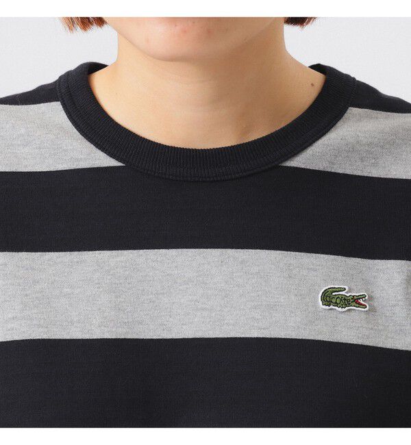 BEAMSBOY「【別注】LACOSTE / ボーダー ロングスリーブ Tシャツ」|Tシャツ・カットソー|