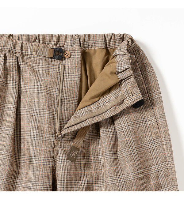 BEAMSBOY「【別注】Gramicci / チェック イージーパンツ」|チノ|