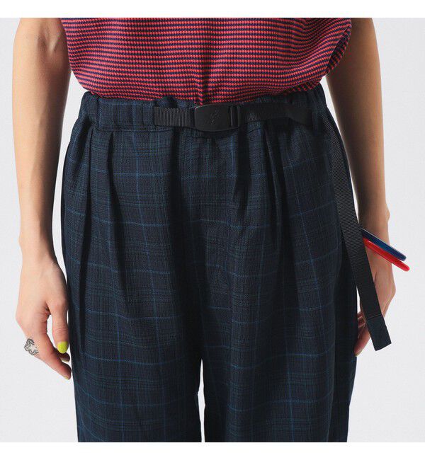 BEAMSBOY「【別注】Gramicci / チェック イージーパンツ」|チノ|