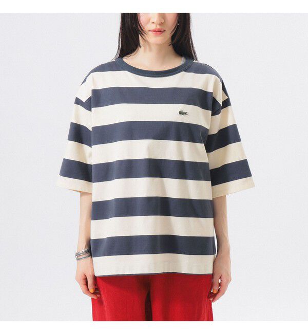 BEAMSBOY「【別注】LACOSTE / ボーダー Tシャツ」|Tシャツ・カットソー|