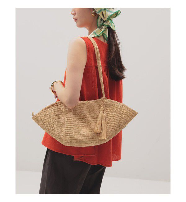 Demi-Luxe BEAMS 「MAISON N.H PARIS / クロワッサン ショルダーバッグ」|トートバッグ|NATURAL