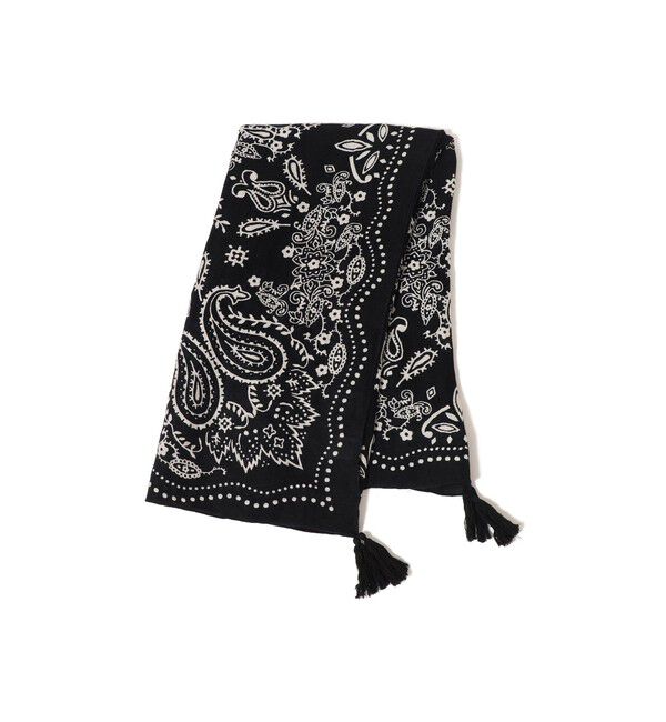 Demi-Luxe BEAMS 「【別注】ｍanipuri / バンダナ タッセル ストール」|ストール|