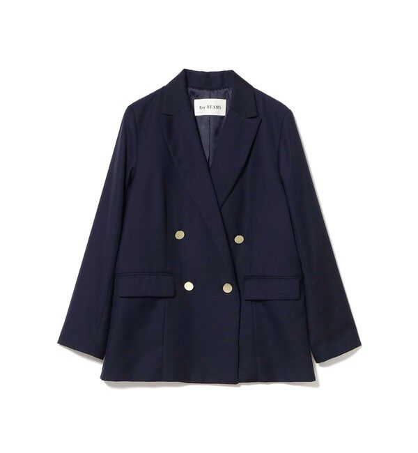 Ray BEAMS 「4ボタン ダブル ブレザー」|テーラードジャケット|