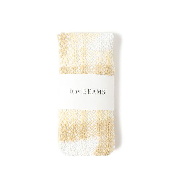 Ray BEAMS 「 タイダイ ショート タイツ」|タイツ・ストッキング|IVORY_MIX