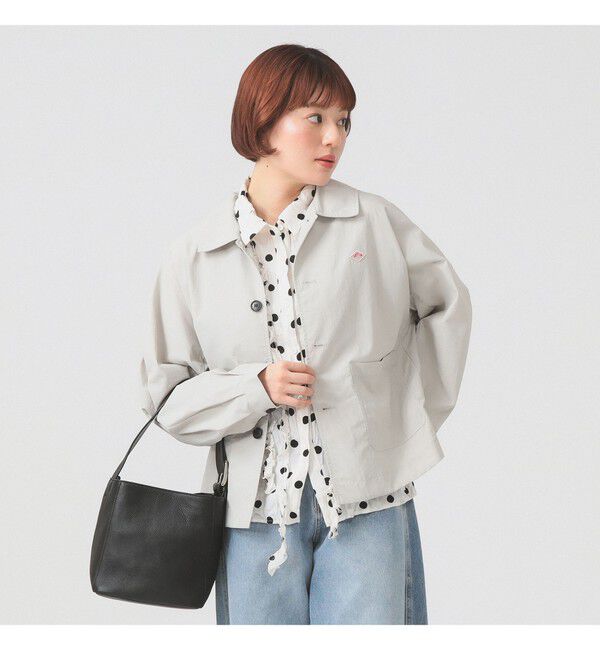 Ray BEAMS 「DANTON / ドルマン スリーブ ジャケット」|ブルゾン・スタジャン|140_GREIGE