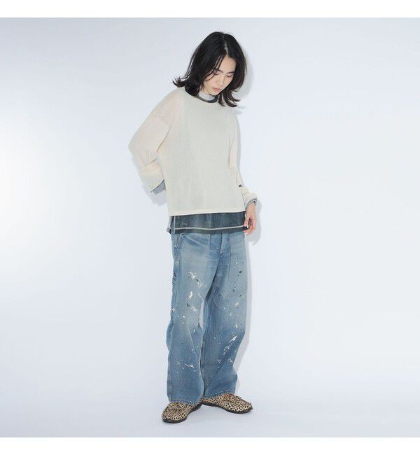 BEAMSBOY「maturely / チュール リバーシブル カフ ロングスリーブ」|Tシャツ・カットソー|