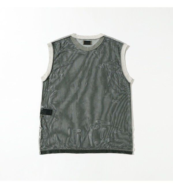 BEAMSBOY「maturely / シャンブレー チュール ノースリーブ」|Tシャツ・カットソー|