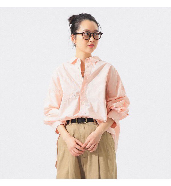BEAMSBOY「タイプ ビッグ シャツ」|シャツ・ブラウス|PINK