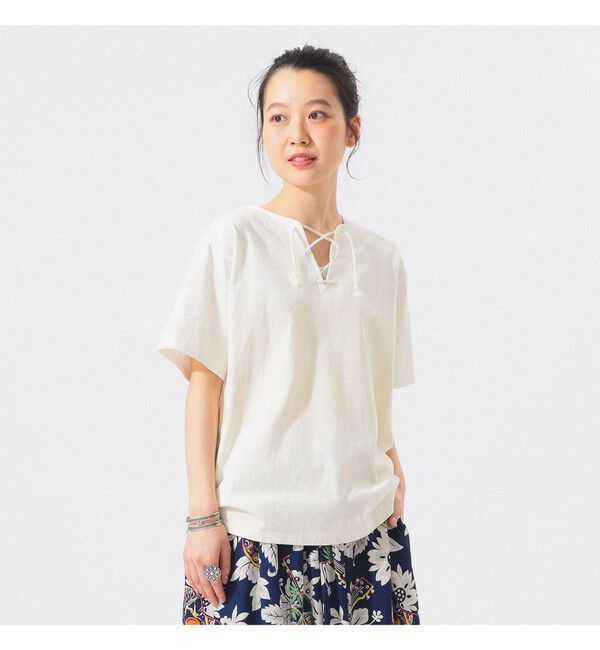 BEAMSBOY「ワイド ボーダー ショートスリーブ」|Tシャツ・カットソー|OFF_WHT