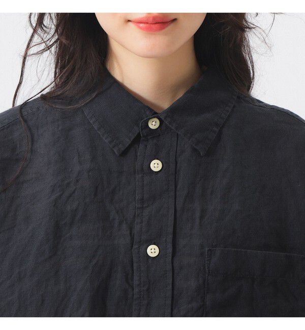 BEAMSBOY「リネン ソリッド ショートスリーブ」|シャツ・ブラウス|