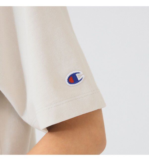 Ray BEAMS 「【別注】Champion / ハーフ ジップ Tシャツ」|Tシャツ・カットソー|