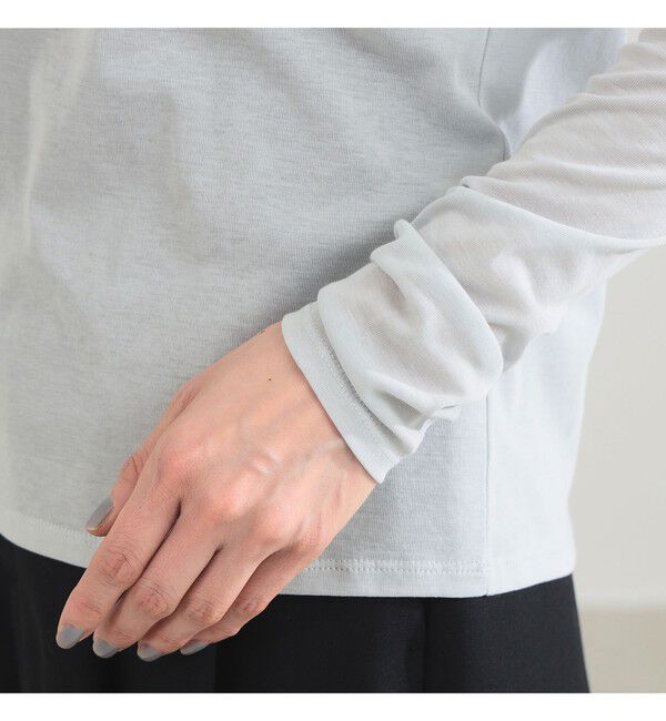 Demi-Luxe BEAMS 「コットン ハイツイストシアー Tシャツ」|Tシャツ・カットソー|