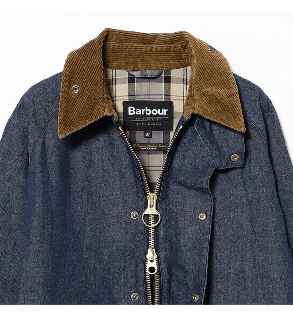 Demi-Luxe BEAMS 「Barbour / TRANSPORT デニム ジャケット」|ブルゾン・スタジャン|