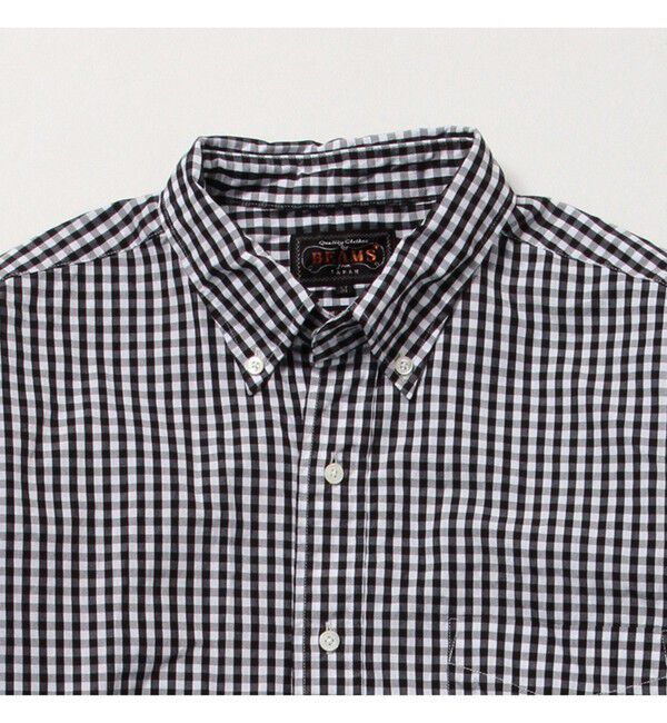BEAMS PLUS「BEAMS PLUS / ブロード ギンガムチェック ボタンダウンシャツ」|シャツ・ブラウス|