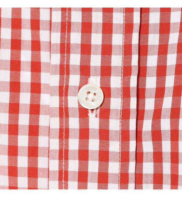 BEAMS PLUS「BEAMS PLUS / ブロード ギンガムチェック ボタンダウンシャツ」|シャツ・ブラウス|