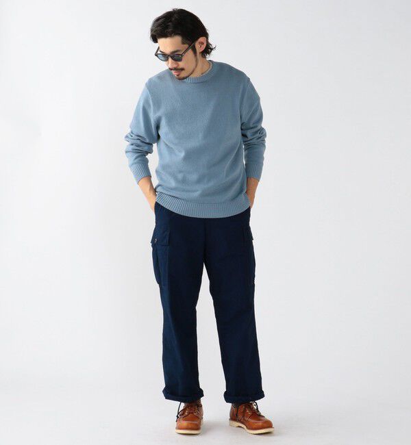 BEAMS PLUS「BEAMS PLUS / インディゴ リップストップ ミリタリー 6ポケット パンツ」|その他|