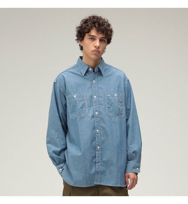 BEAMS PLUS「シャンブレー ワークシャツ」|シャツ・ブラウス|