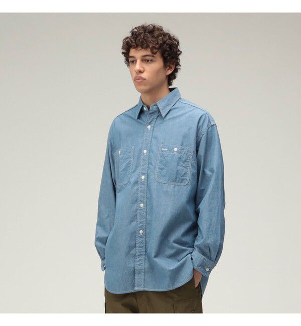 BEAMS PLUS「シャンブレー ワークシャツ」|シャツ・ブラウス|