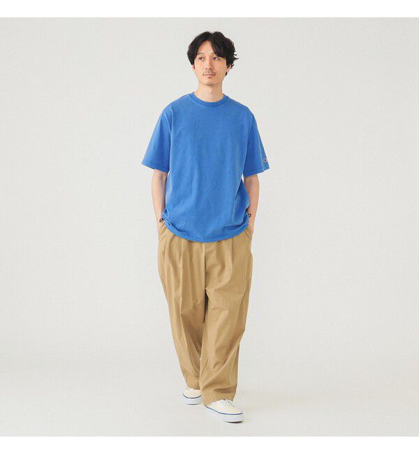 BEAMS「ダンガリー 2プリーツ スラックス」|チノ|