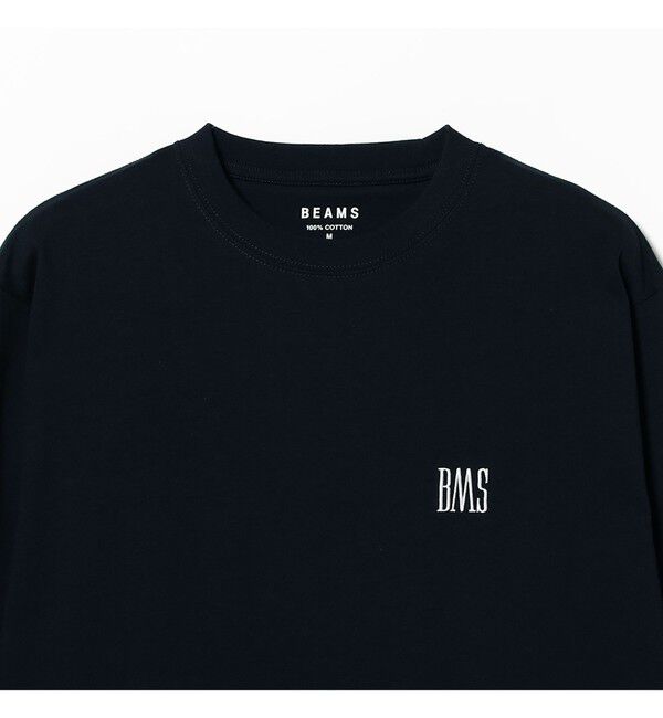 BEAMS「BMSロゴ ロングスリーブ Tシャツ」|Tシャツ・カットソー|