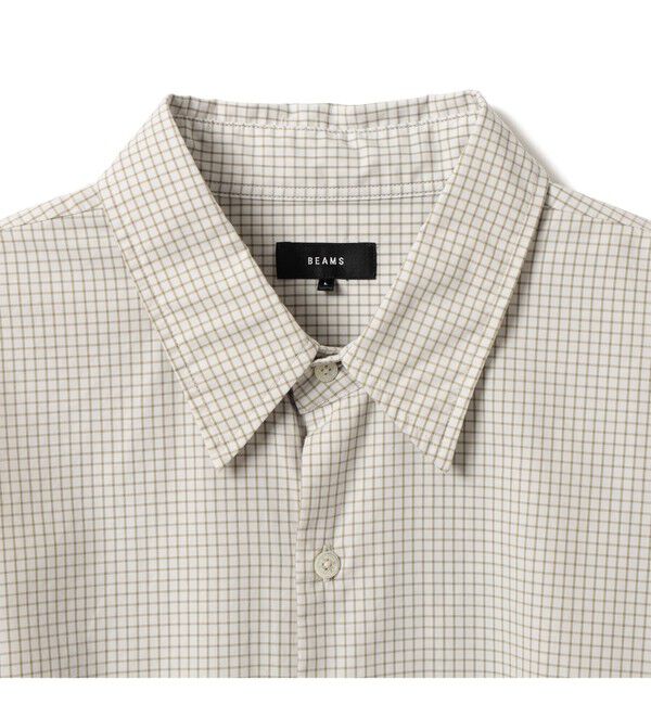 BEAMS「ショート スリットシャツ」|シャツ・ブラウス|
