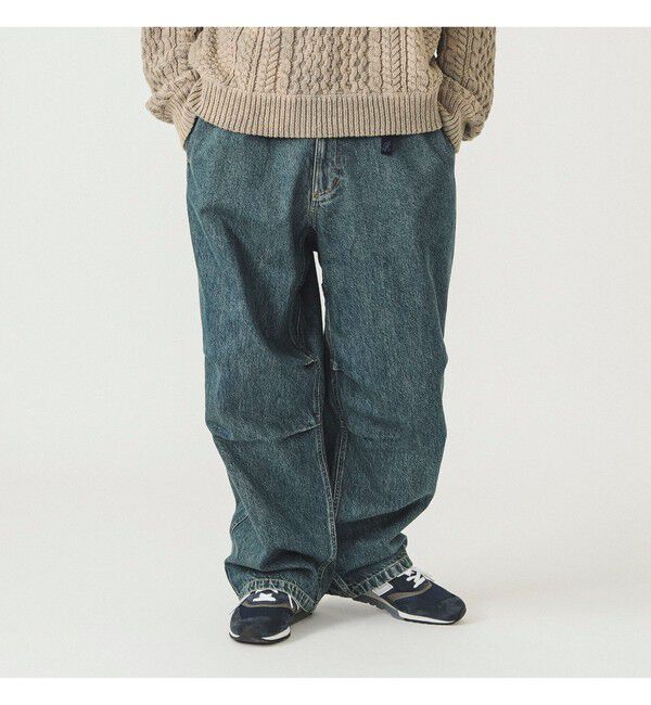 BEAMS「【別注】Gramicci / デニム オーバーパンツ」|チノ|USED
