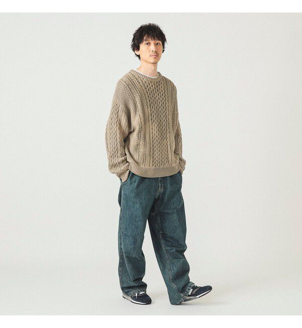 BEAMS「【別注】Gramicci / デニム オーバーパンツ」|チノ|