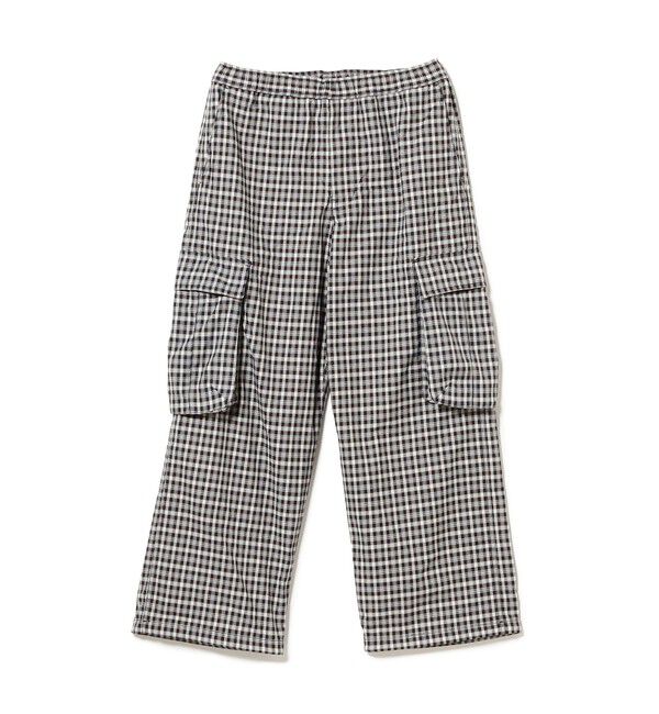BEAMS「チェック カーゴ パンツ」|チノ|