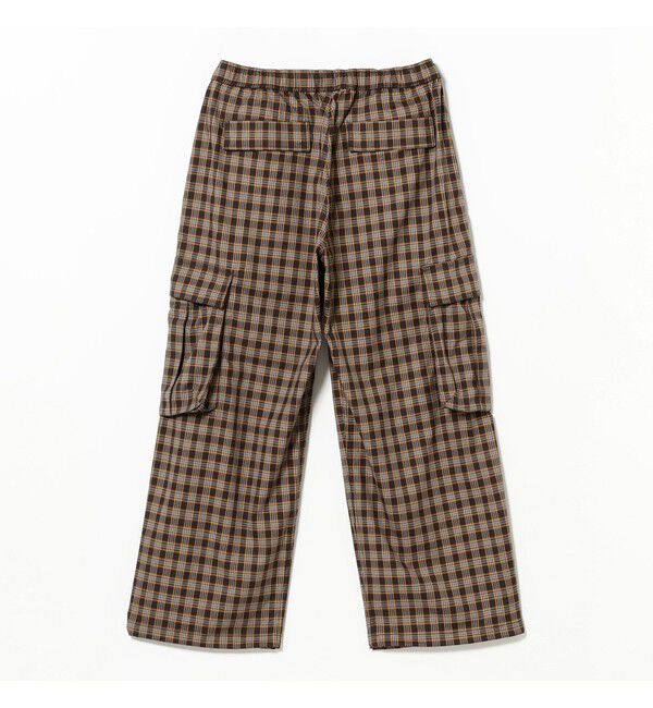 BEAMS「チェック カーゴ パンツ」|チノ|