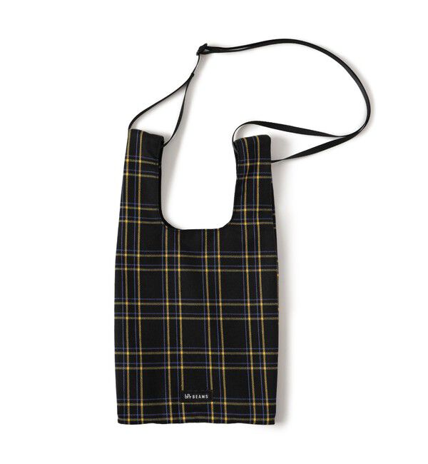 BEAMS「チェック ショッパー S」|ポーチ|