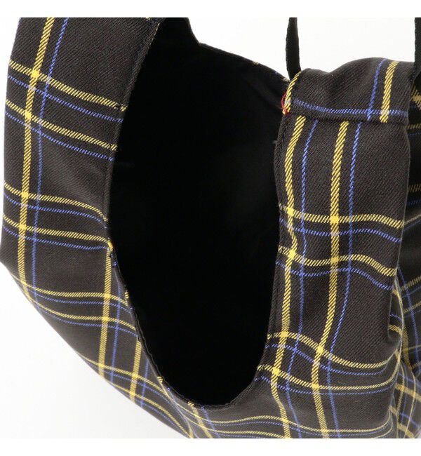 BEAMS「チェック ショッパー S」|ポーチ|