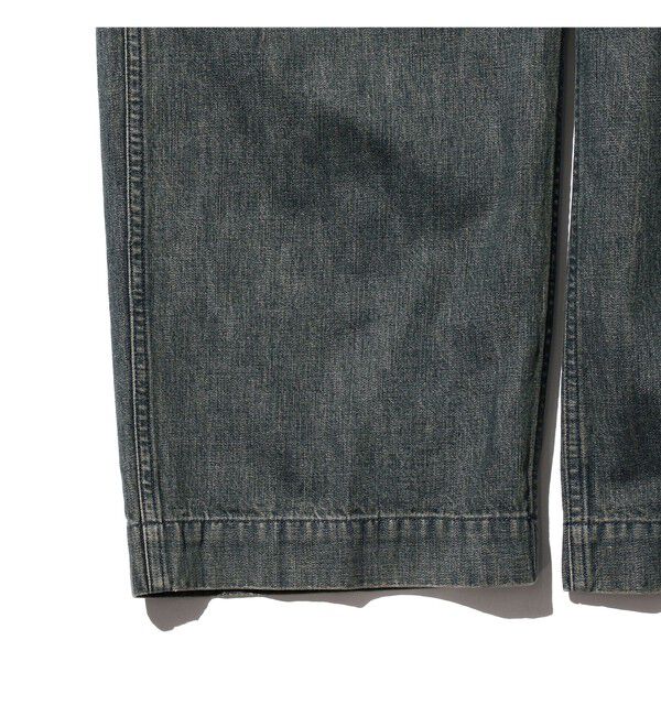 BEAMS PLUS「ダブルダイ デニム ミリタリー トラウザーズ」|チノ|