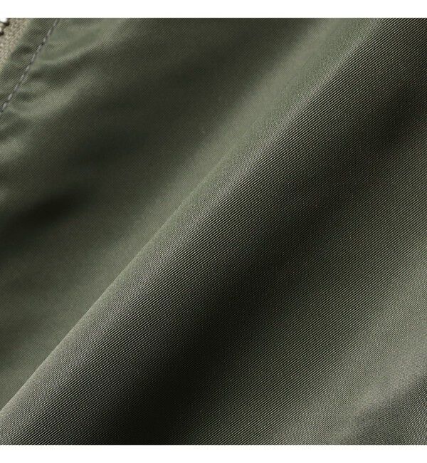 BEAMS「【ワイドフィット】クレイジー MA-1」|ブルゾン・スタジャン|