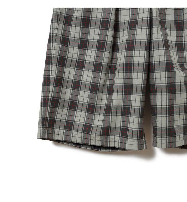 BEAMS「タータンチェック ショートパンツ【ワイドストレートフィット】」|その他|